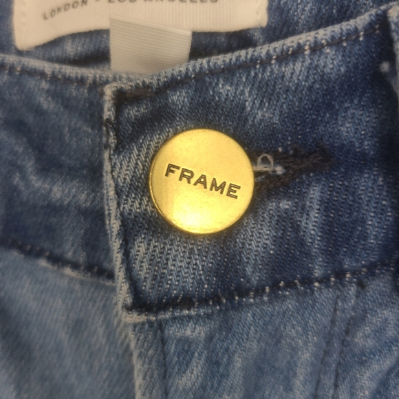 Frame La Palazzo Panel High waisted Wide Leg 24 - Picture 5 of 14